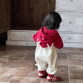 Autumnew arrival baby stylecute baby clothes autumautumn clothes one-piece hooded outing clothes super cute crawling clothes