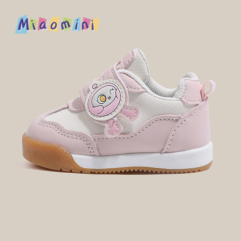 Baby first walker shoes, kids' white sneakers, boys' and girls' athletic shoes,  spring/autumn collection, soft sole eva shoes, non-slip skate shoes