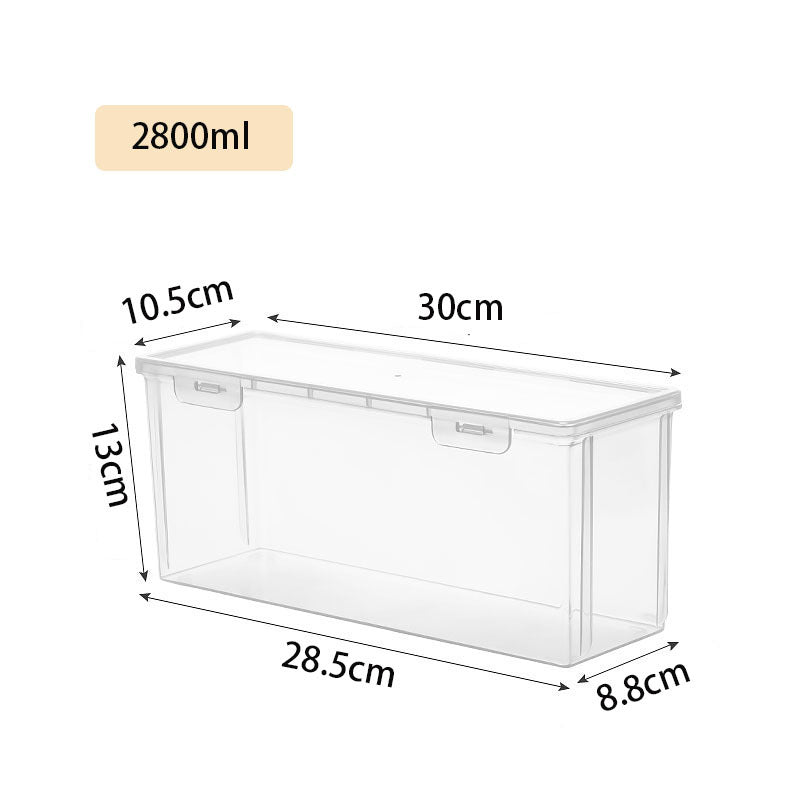 Kitchen Refrigerator Storage Box Food Grade Transparent Egg Storage Box Fruit and Vegetable Fruit Fresh-keeping Box Dumpling Freezing Box
