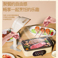 Movable desktop range hood air freshener air purification and deodorization hot pot companion smoke exhaust for home dormitory
