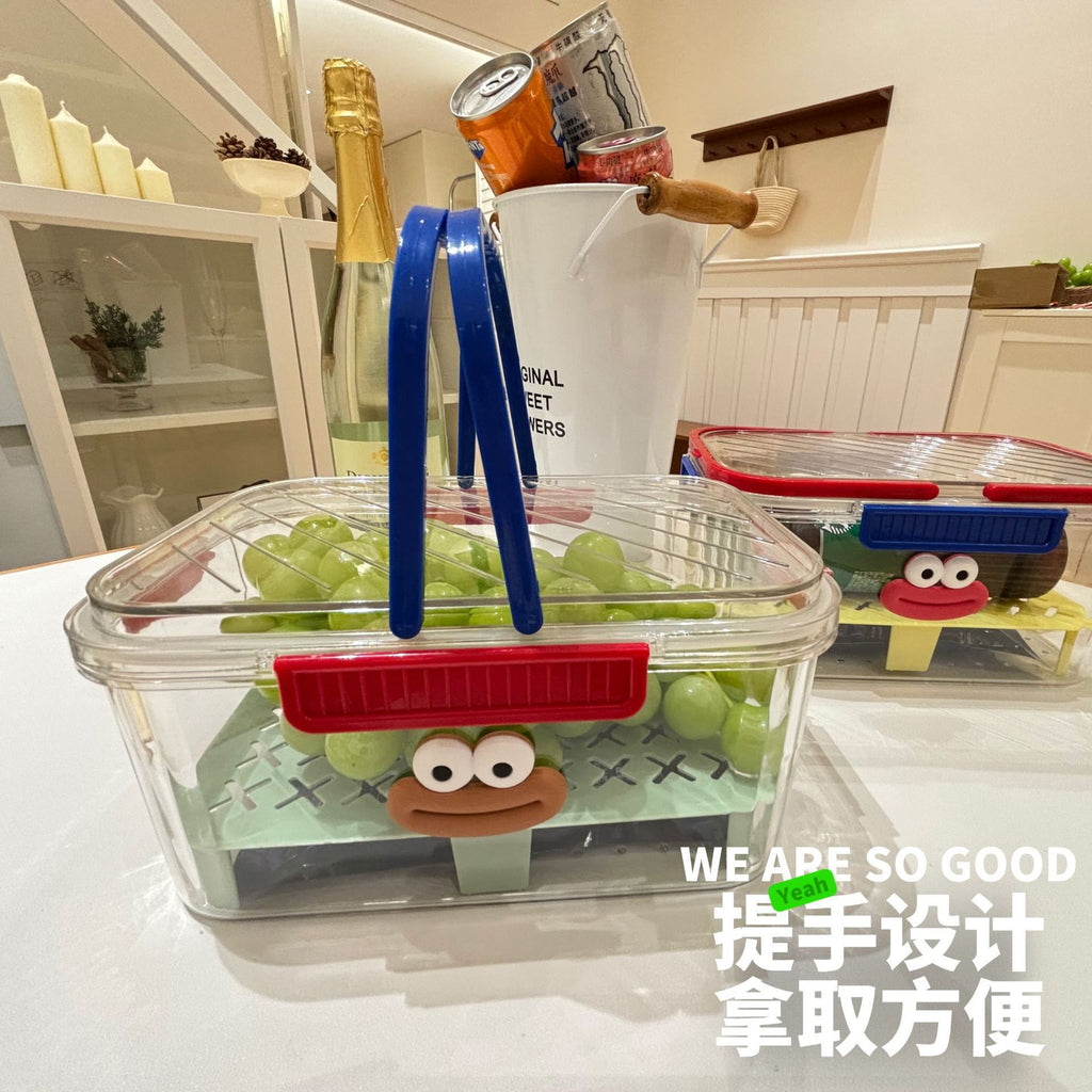 Dopamine Outdoor Picnic Portable Insulation Box Spring outing Camping Fruit Drink Ingredients Fresh-keeping Box