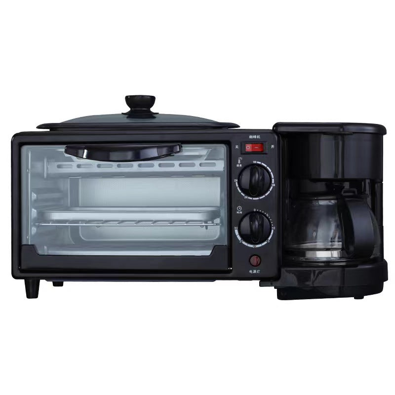 3-in-1 breakfast maker - multifunctional home appliance for coffee, hot milk, and toast