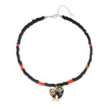 Xiaomi bead necklace wholesale european and american cross-border gothic dark style halloween accessories pumpkin cat spider clavicle chain for women