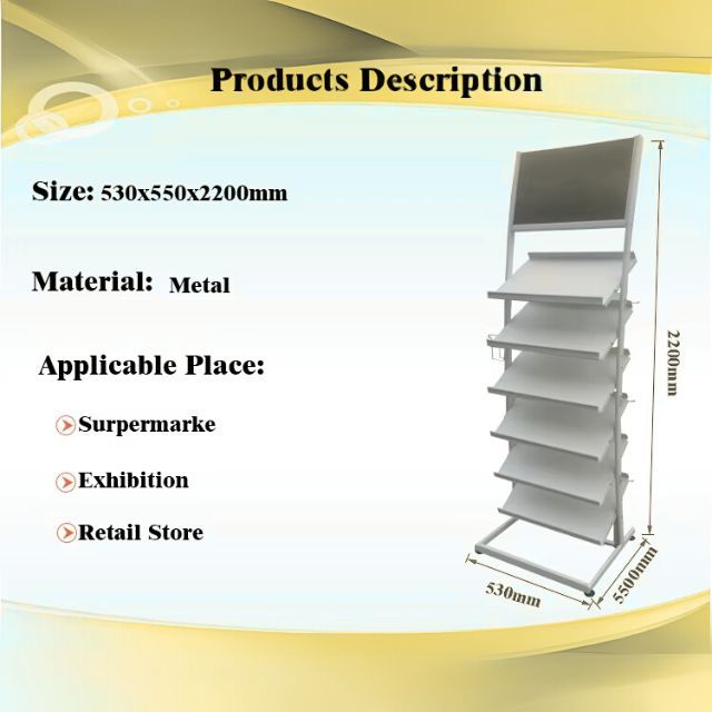 Popular Supermarket Store Bedding Sleep Memory Foam Neck Plush Pillowcase Seat Cushion Metal Display Stand