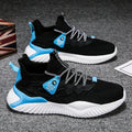 Spring breathable flyknit athletic dad shoes - versatile men's anti-odor mesh casual running sneakers - trendy yeezy style