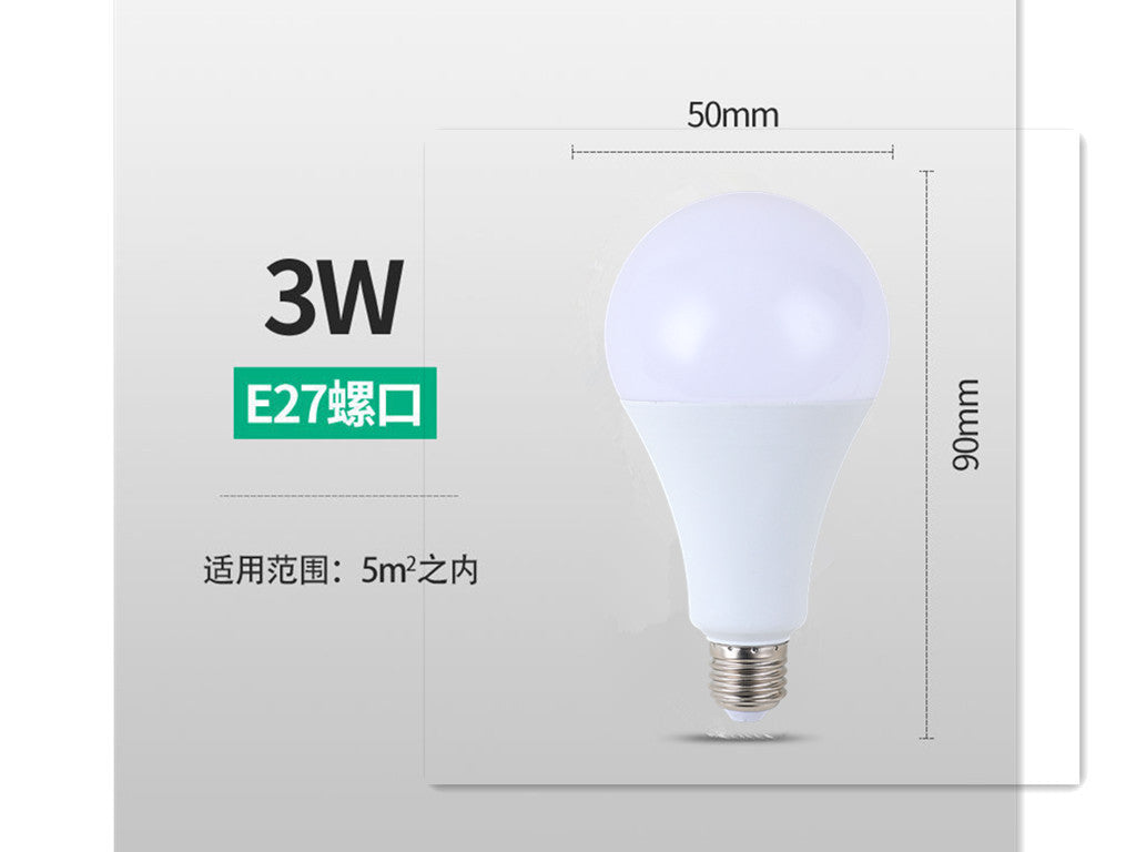 LED bulb Super bright A bulb E27 screw white light B22 warm light constant current eye protection waterproof household factory lighting bulb
