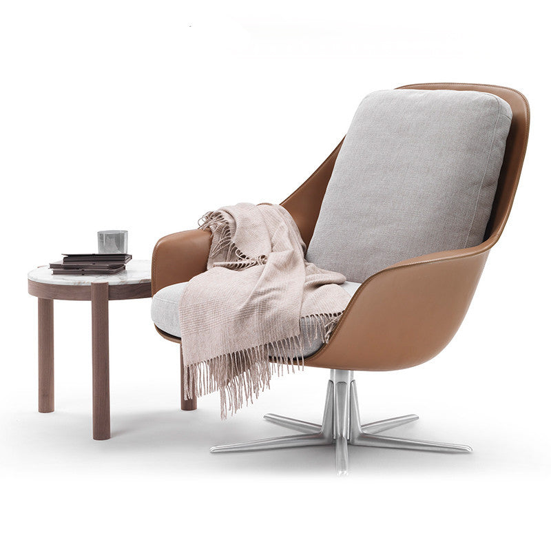 Italian minimalist sofa chair, simple modern design, suitable for apartments, villas, and casual lounging. designer fashion living room chaise lounge
