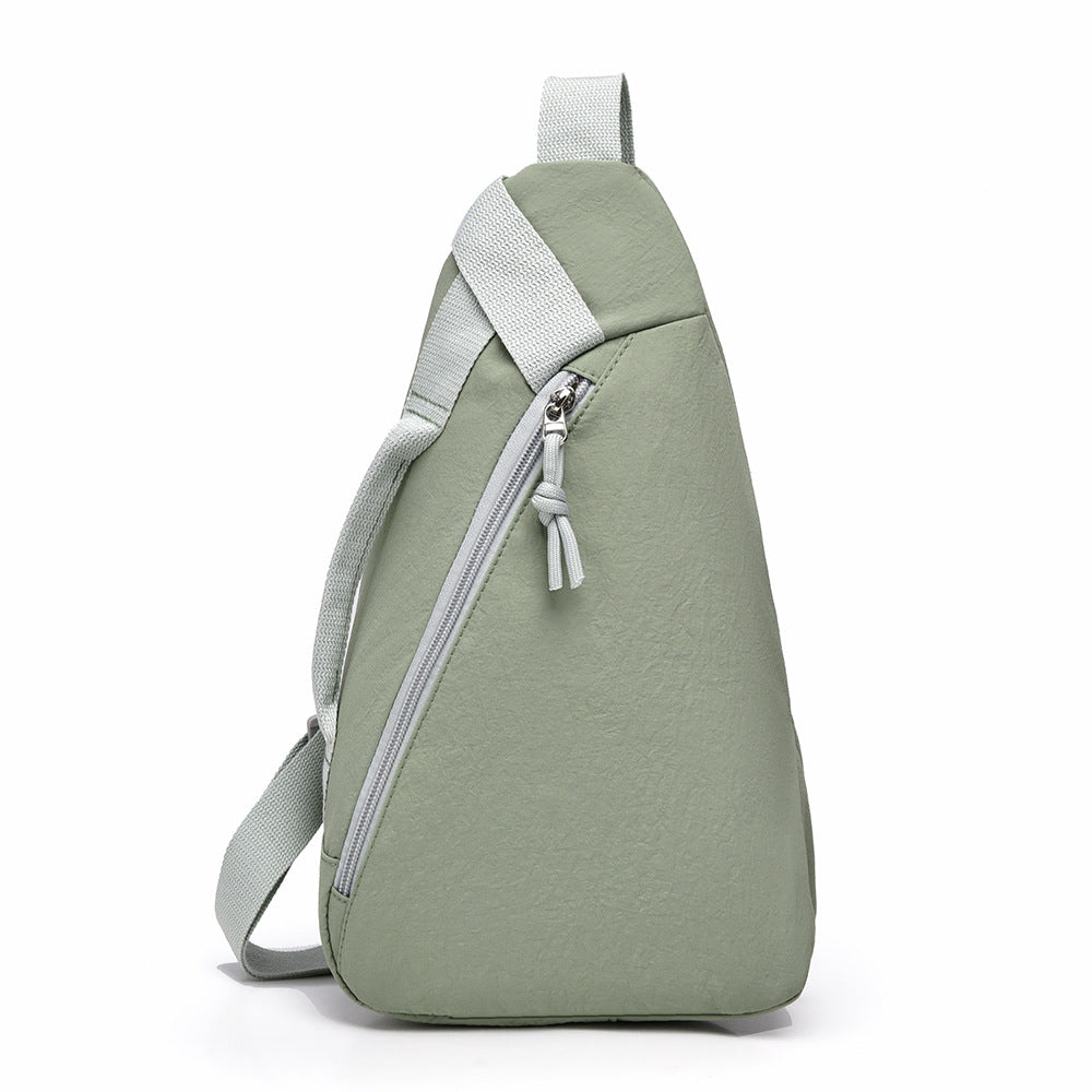 Fashion shoulder messenger bag large capacity outdoor messenger bag breast bag casual bag niche mobile phone bag small satchel
