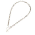 Amazon cross-border new arrival initial necklace stainless steel heart pendant clasp necklace fashionable elegant versatile women's necklace