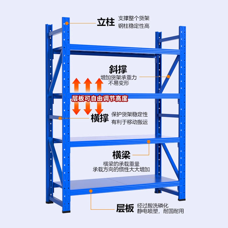 Short shelves, two or three layers of small shelves, new shelves, multi-layer storage racks, storage, household storage, warehouse, iron shelves