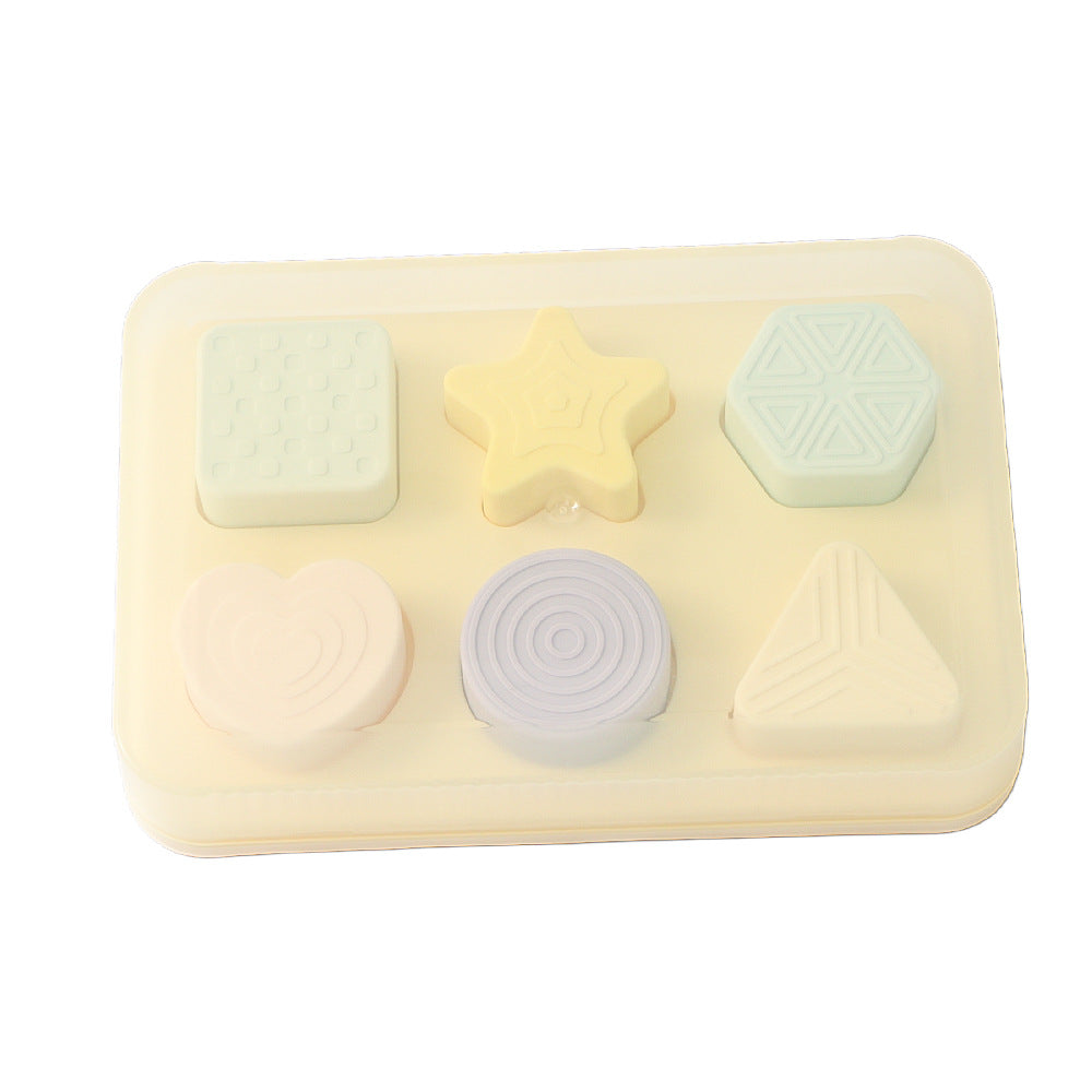 New arrival: baby early education & brain development toys - hot selling food-grade silicone geometric toys for infants & toddlers - creative puzzle set