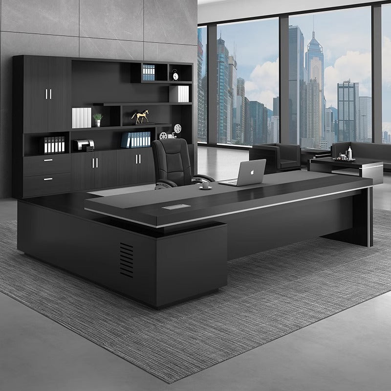Saint li boss desk office desk casual modern president manager desk supervisor desk and chair combination light luxury executive desk office