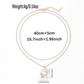 European and american cross-border e-commerce new jewelry: autumn/winter fashion pearl cross pendant versatile diamond-encrusted fishtail necklace for women