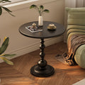 Accessible luxury sofa side table retro corner table iron bedside storage balcony small round table living room for home small coffee table