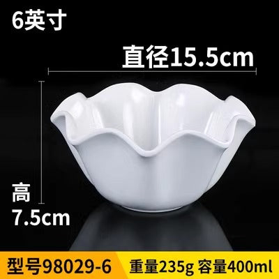 Fat beef plate melamine hotpot restaurant buffet plate tableware barbecue plate commercial side dish dish lettuce bucket haidilao