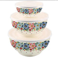 Cross-mirror exclusive manufacturer hot-selling enamel high-end five-piece pot set, high-quality soup pot, enamel pot, double-ear soup pot