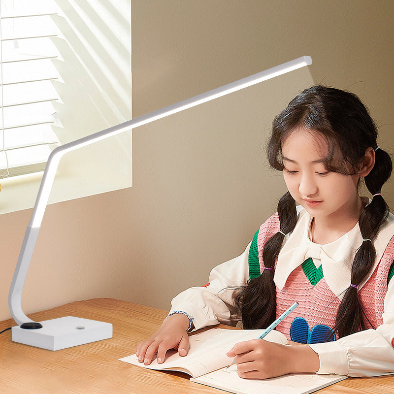 Led desk lamp - study, work, eye protection - ideal for students, dorms, reading, homework, and writing