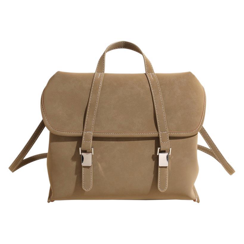 Retro oil wax leather backpack women's high-end sense niche portable shoulder large bag large capacity travel backpack tote bag