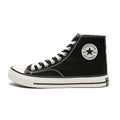 Dropshipping special: 1970s canvas high-top sneakers for men - glossy, retro korean style, versatile student shoes, trendy footwear for men