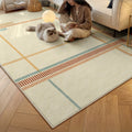 Dopamine carpet living room medieval cream style colorful no-wash and wipeable accessible luxuryclassy full bed bedside blanket