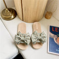 2026 new bowknot ins style slides: super cute, non-slip, beach-ready, girly, versatile outdoor slippers for women
