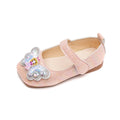 Girls' leather shoes  princess shoes baby girl soft sole children's shoes spring and autumn single shoes pink princess style