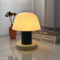 Luxury mushroom table lamp - portable, nordic retro style, decorative ambient light for bedroom, bedside, and desk