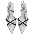 Za2025 spring/summer off-white pointed-toe mules with stiletto heel and closed toe – elegant sandals perfect for pairing with dresses