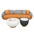 Nordic tech fabric mini sofa set - ideal for living rooms, yoga studios, beauty salons, clothing stores, reception areas, and waiting lounges