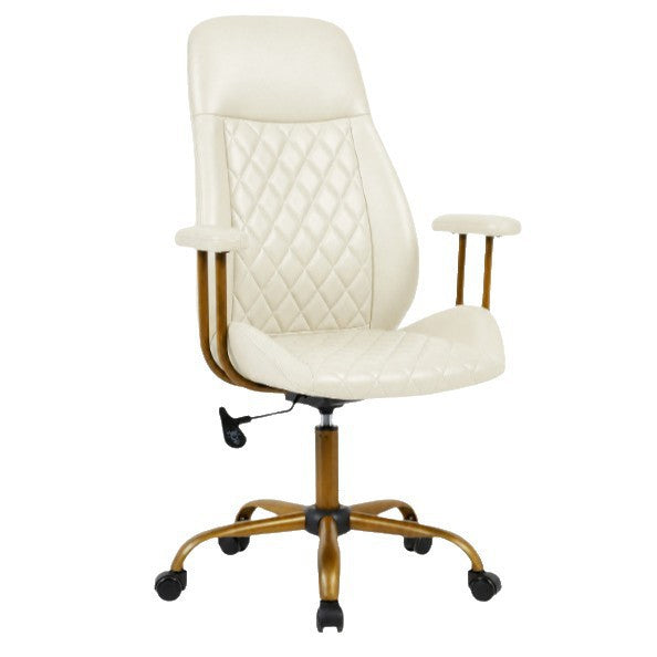 Retro boss chair, adjustable computer chair, high-quality desk chair, comfortable for long hours, suitable for commercial office use and client meetings