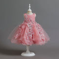 New arrival: export-quality girls' rhinestone bouquet dress - elegant princess style for special occasions, perfect for birthdays and weddings