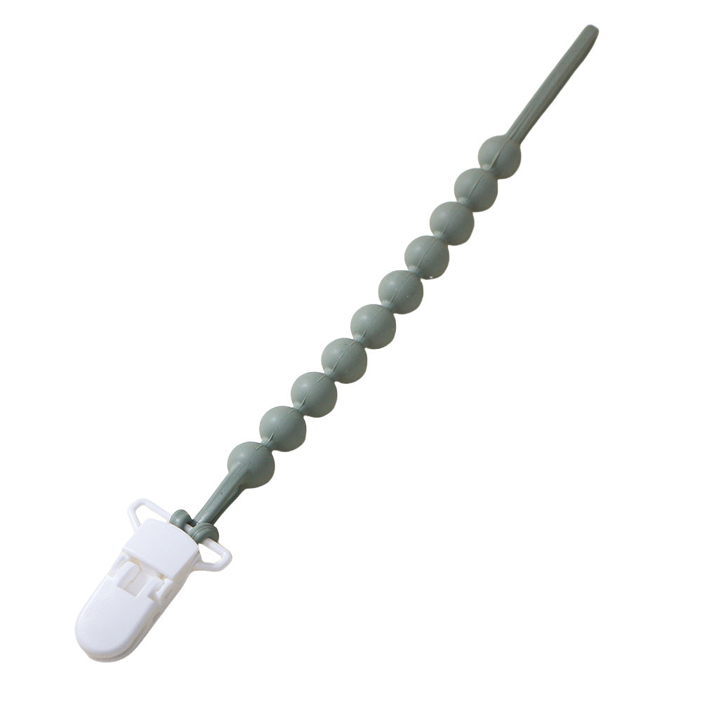 baby pacifier anti-chain kids teether toy anti-lost chain food grade silicone all-in-one pacifier chain