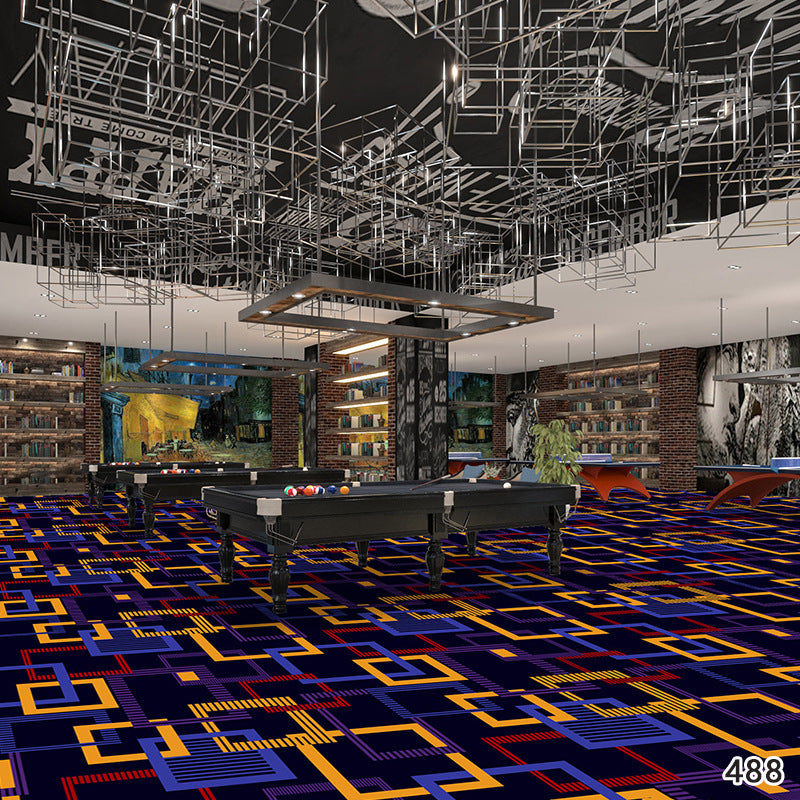 Restaurant carpet chinoiserie style large area banquet hall private room hotel aisle flame retardant cerpet commercial full floor