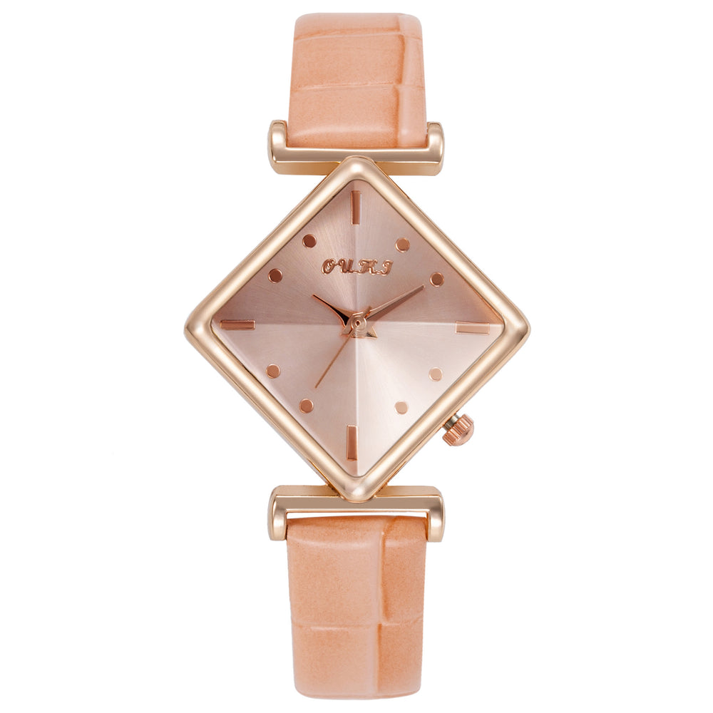 Elegant watch summer glass niche student casual sugar cube new diamond year quartz watch women's 2022 women's watch