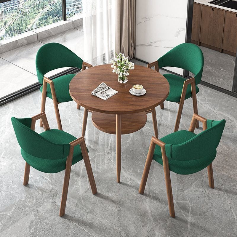 Scandinaviancasualcasual reception negotiation table and chair combination milk tea coffee shop apartment b&b dining table balcony small round table
