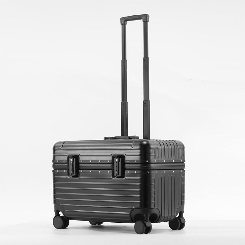 Photography case for , ABS + PC, hard shell boarding case, TAS lock, aluminum frame, universal wheel, 20 inches, black