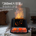 natural salt stone flame aromatherapy machine essential oil office for homeusb rock aromatherapy diffuser air humidification