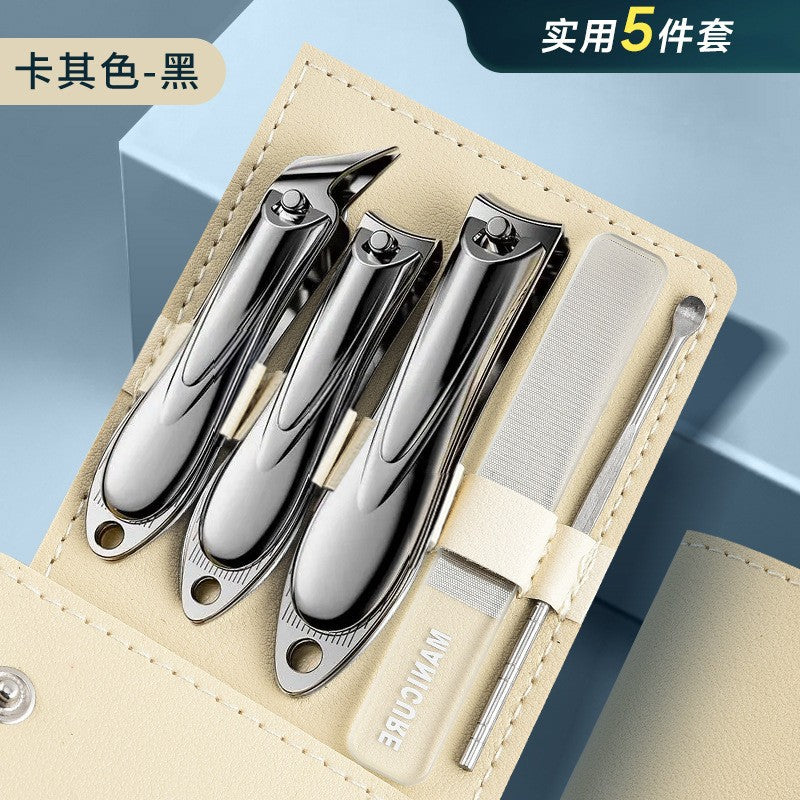 High-end nail clipper suitfor home nail scissors ear pick convenient pedicure knife nail groove special manicure tool