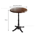 70cm solid wood [lotus table] + tiger feet