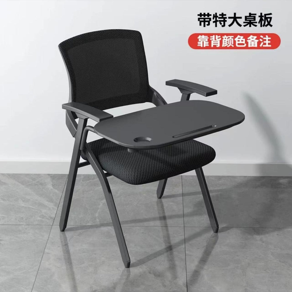 Conference writing board table and chair office chair all-in-one conference room meeting foldable chair foldable training chair with table board chair