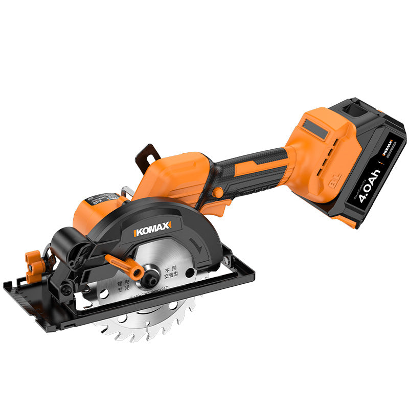 Brushless electric circular saw - cordless power saw for woodworking - circular saw - disc saw - small handheld electric saw - portable cutting machine