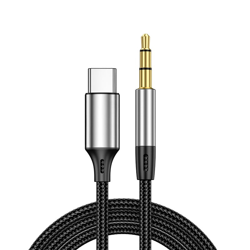 aux audio cable Car audio box type-c to 3.5mm suitable for Huawei Apple conversion car earphones