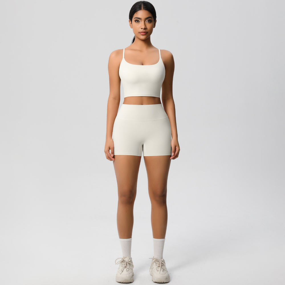 Spring/summer outdoor casual running yoga outfit set - new cloud-like quick-dry compression sportswear set for running and fitness