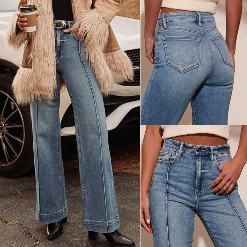 Xintang denim capital stretch jeans women's new arrival hot selling fashionelegantwork clothingloose pants washed jeans