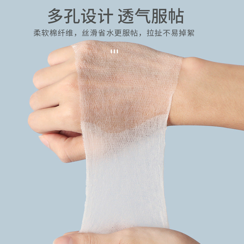 Fenling stretchable wet compress cotton disposable water-saving cotton pads mummy facial makeup remover cotton pads hydrating