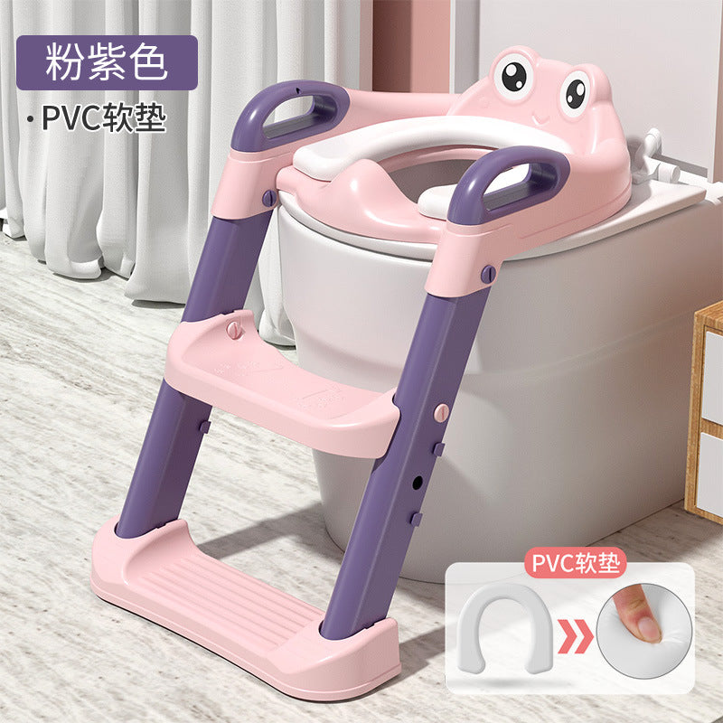 Kids toilet toilet stair type boy girl baby ladder frame cover child toilet seat baby urine bucket stool