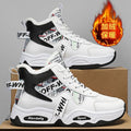 Northeastern snow boots for men, rated to -40°c, high-top men's shoes, winter student athletic sneakers, fleece-lined and extra-thick warm cotton shoes