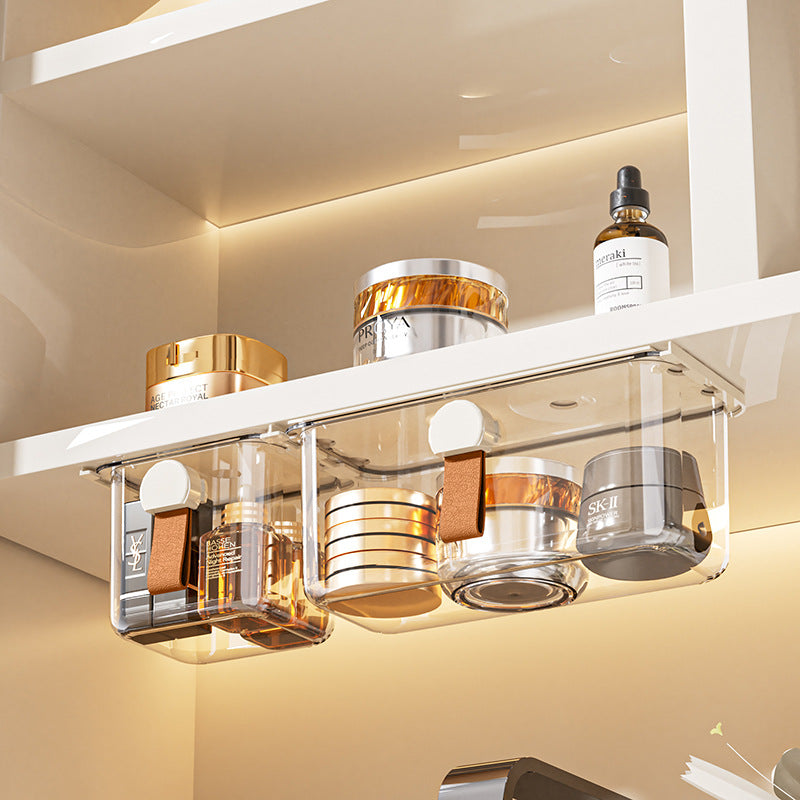 Xinle Invisible Drawer Storage Box Under the Desk Desk Stationery Hidden Artifact Office Workstation Organizing Shelves