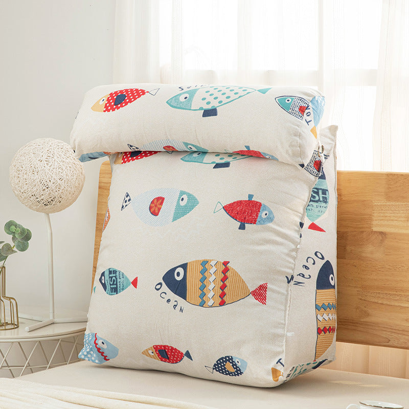 Multifunctional bed cushion bedside soft backrest office lumbar pillow tatami sofa waist cushion wholesale