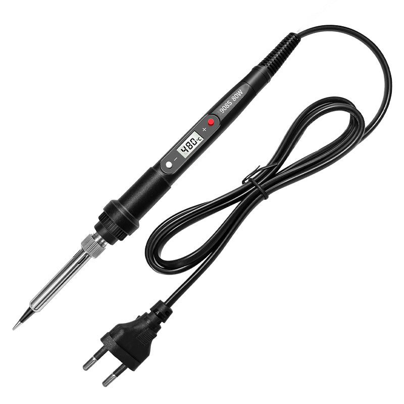 80W internal thermal digital display electric soldering iron adjustable temperature 908S multimeter combination set maintenance tool electric welding pen soldering iron